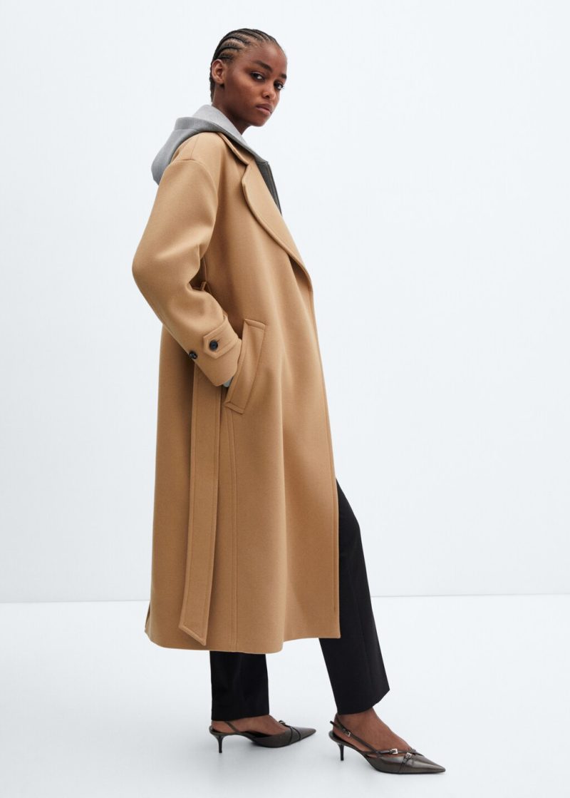 Maxi lapel Manteco wool coat - Image 4