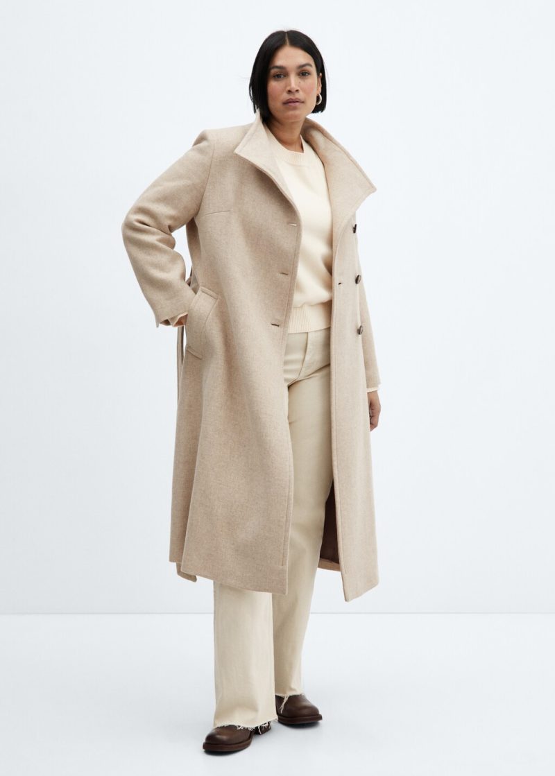 Belted Manteco wool coat - Image 5