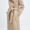 Belted Manteco wool coat - Image 8