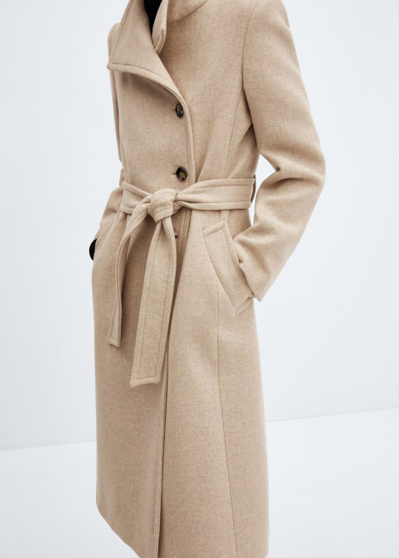 Belted Manteco wool coat - Image 8