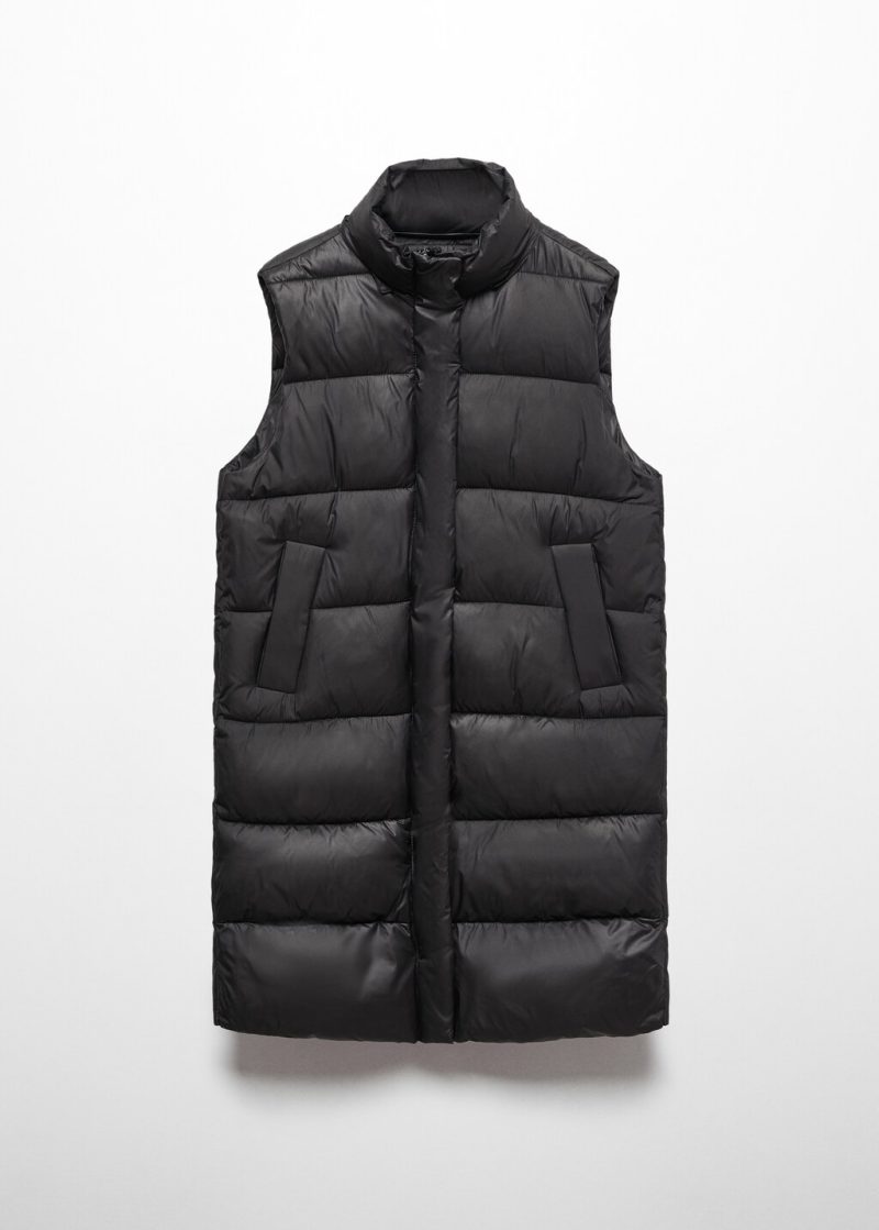 Quilted vest with hood - Image 6