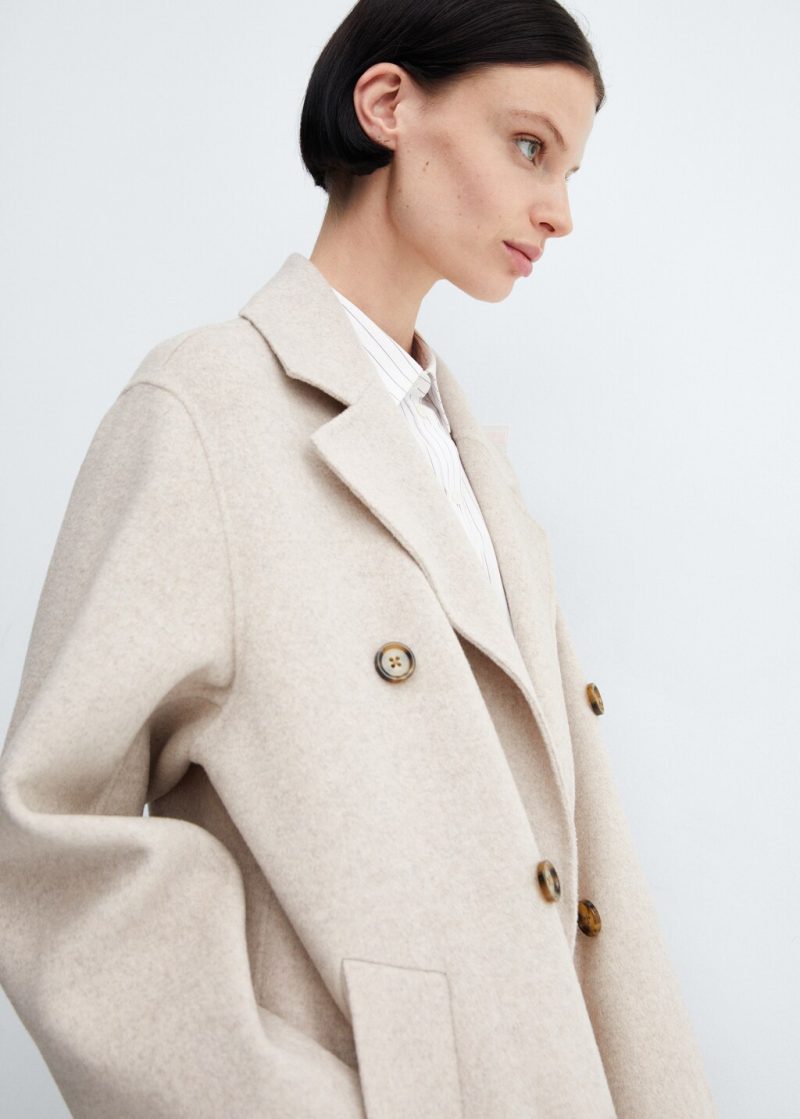 Handmade oversized wool coat - Image 3