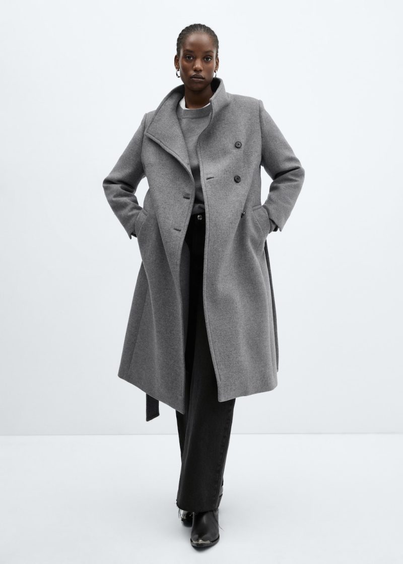 Belted Manteco wool coat - Image 5