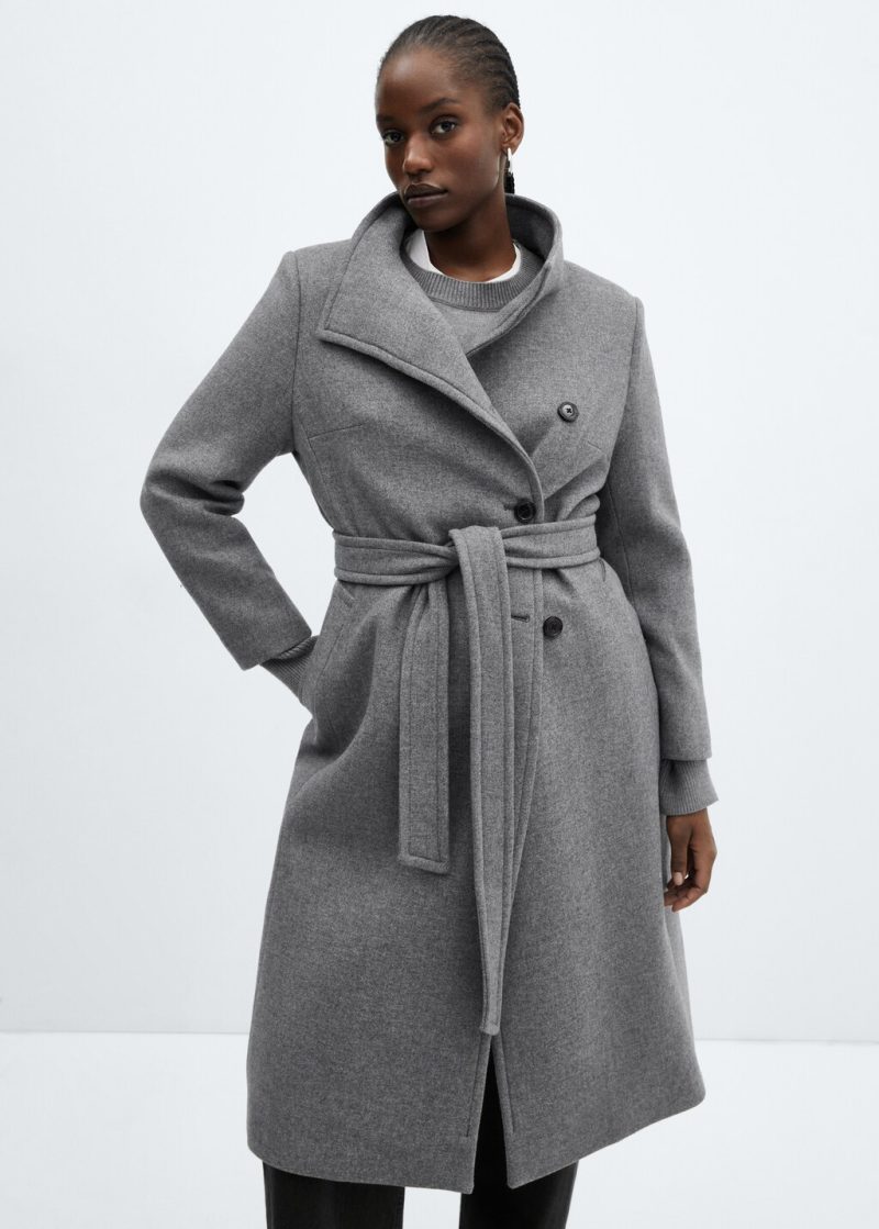 Belted Manteco wool coat - Image 7