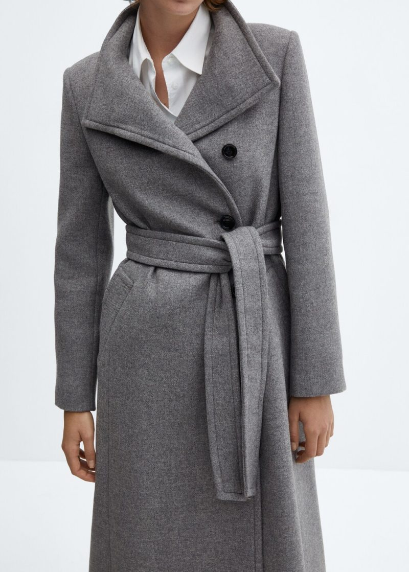 Belted Manteco wool coat - Image 8