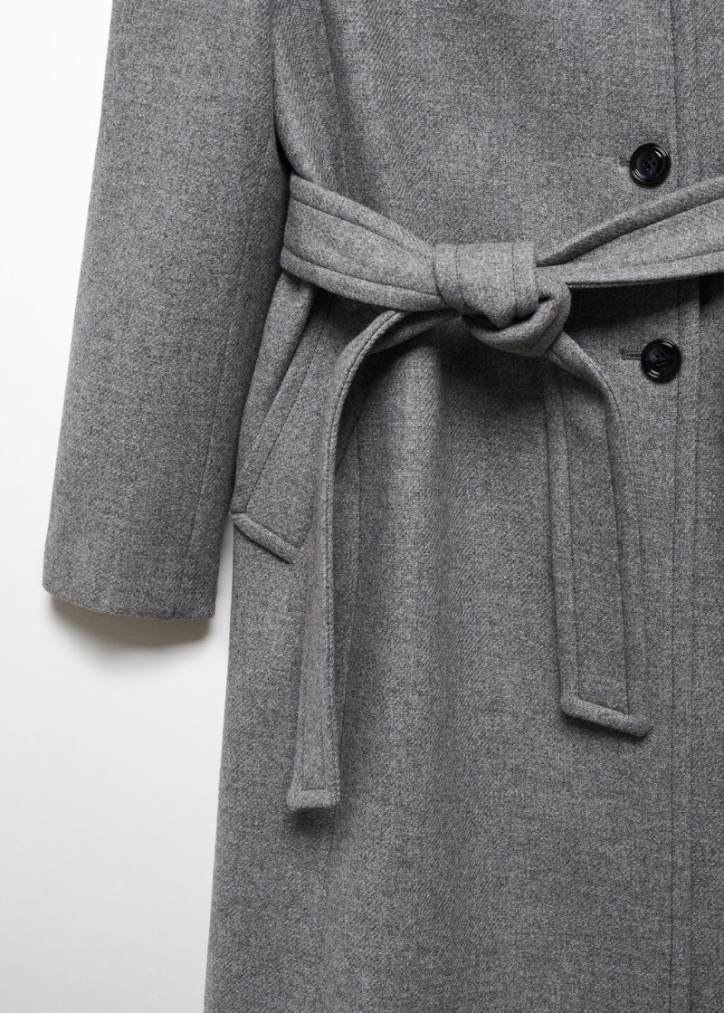 Belted Manteco wool coat - Image 9