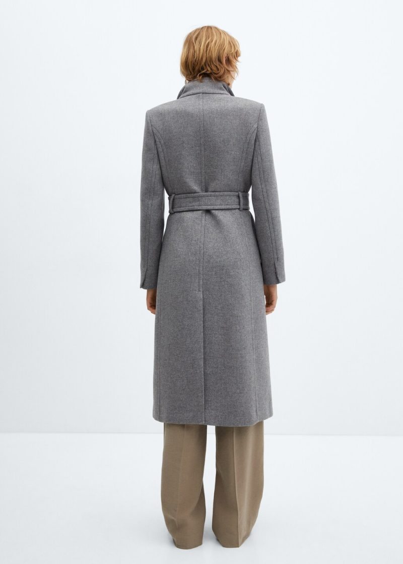 Belted Manteco wool coat - Image 2