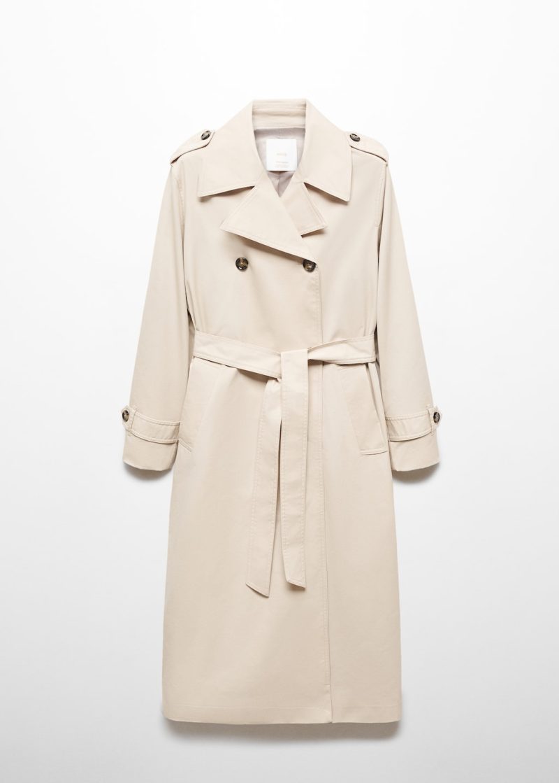 Double-button trench coat - Image 11