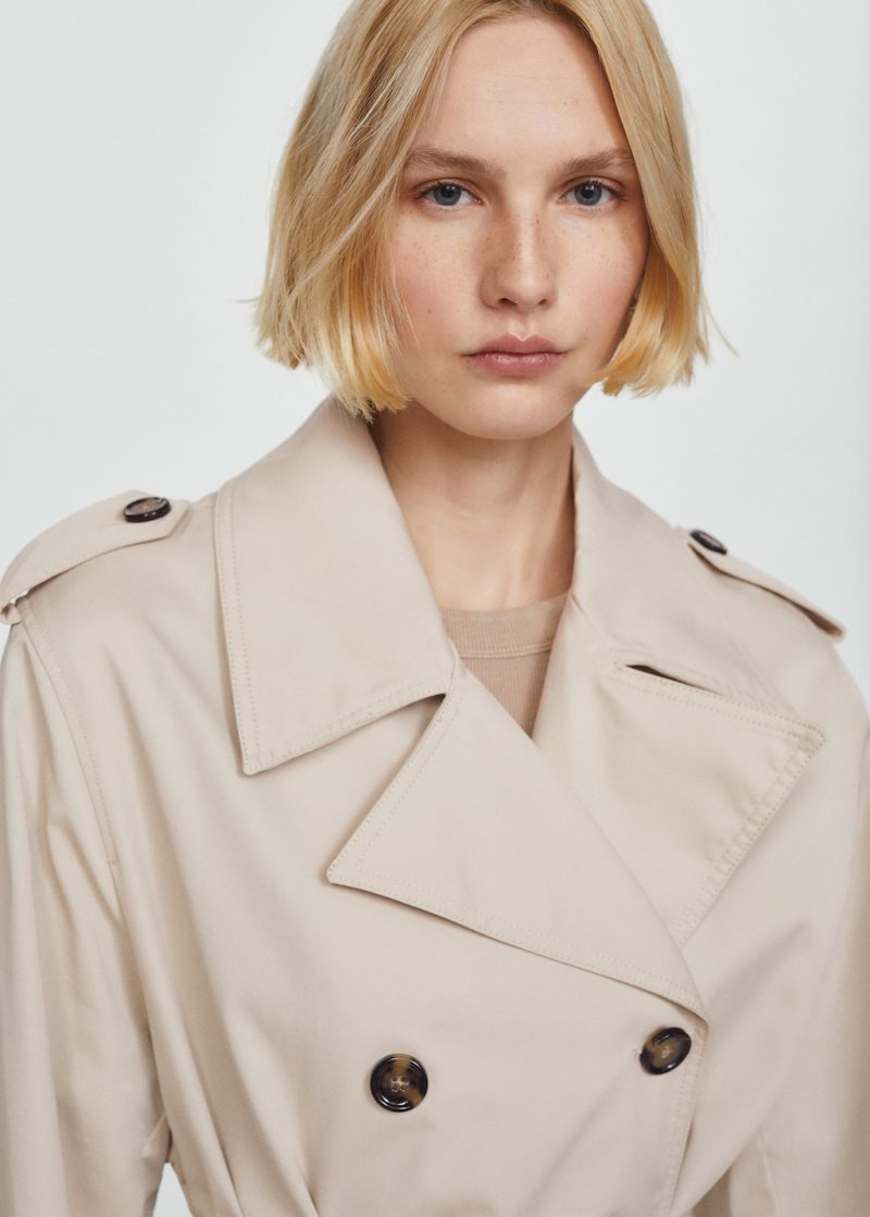 Double-button trench coat - Image 3