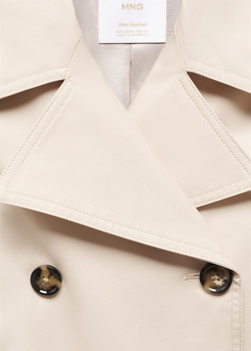 Double-button trench coat - Image 10