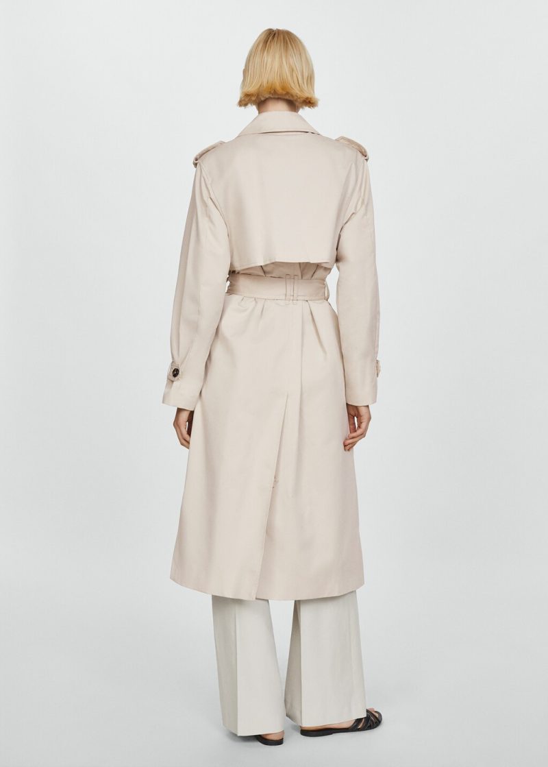 Double-button trench coat - Image 2