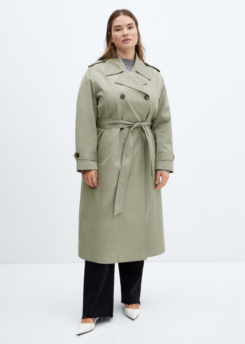 Double-button trench coat - Image 4