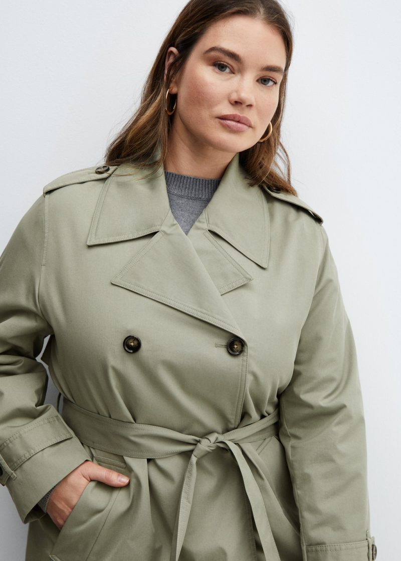 Double-button trench coat - Image 5