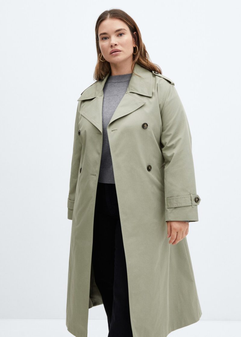 Double-button trench coat - Image 6