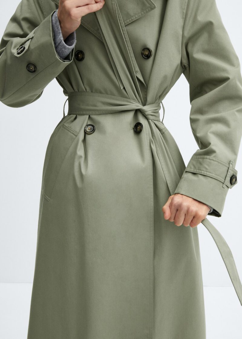 Double-button trench coat - Image 7