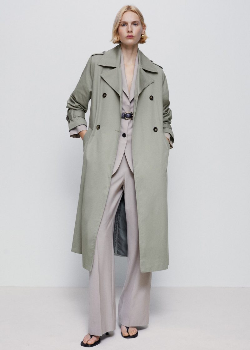 Double-button trench coat - Image 8