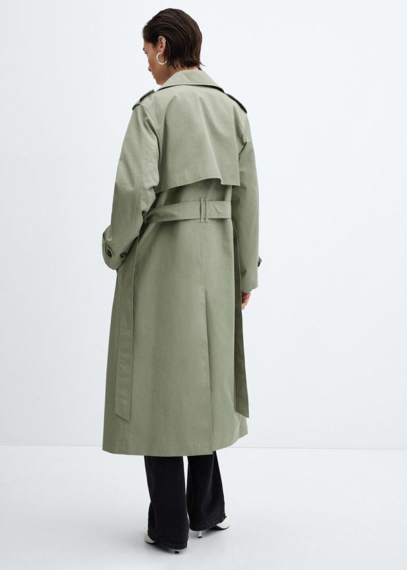 Double-button trench coat - Image 2