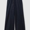 Dark Blue Luca Belted Wide Leg Jeans - Image 2