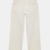 Mint Velvet Cream Beige Cropped Wide Jeans - Image 4